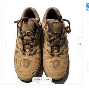The North Face Womens Size 8 Hiking Boots Brown Suede Lace Up Comfort Perfect
